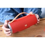 Wholesale Extreme Drum Style Portable Bluetooth Speaker with Handle Strap TG109 (Red)