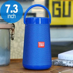 High Surround Sound Bluetooth Speaker with Carry Handle TG133 (Blue)