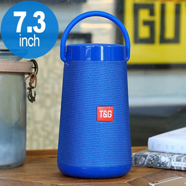 Wholesale High Surround Sound Bluetooth Speaker with Carry Handle TG133 (Blue)