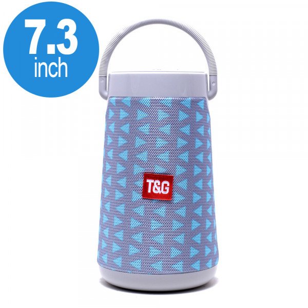 Wholesale High Surround Sound Bluetooth Speaker with Carry Handle TG133 (Gray Blue)