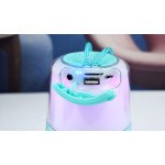 Wholesale LED Flashing Light Portable Bluetooth Speaker TG168 (Blue)