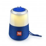Wholesale LED Flashing Light Portable Bluetooth Speaker TG168 (Blue)