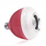 Wholesale LED Wireless Smart Light Bulb Speaker RGB Color Change with Remote Control WJ-L2 (Pink)