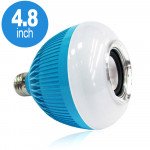 Wholesale LED Wireless Smart Light Bulb Speaker RGB Color Change with Remote Control WJ-L2 (Blue)