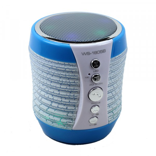 Wholesale Mini HiFi Bluetooth Speaker WS-1805B (Blue)