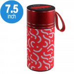 Wholesale Circular Shape Portable Bluetooth Speaker with Selfie Shutter Button WS1851 (Red)