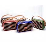 Wholesale Retro Boom Box Radio Style Portable Bluetooth Speaker X26 (Blue)