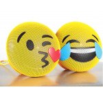 Wholesale Emoji Loud Sound Portable Bluetooth Speaker with Strap and USB Slot YM-032 (Kiss)