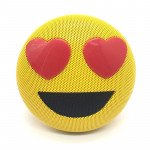 Wholesale Emoji Loud Sound Portable Bluetooth Speaker with Strap and USB Slot YM-032 (Heart)