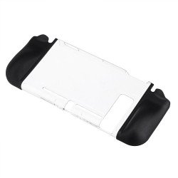 Clear Hard Soft Protective Cover Case for Nintendo Switch and Switch Joy-Con Controller (Black Clear) Clear Hard Soft Protective Cover Case for Nintendo Switch and Switch Joy-Con Controller (Black Clear)