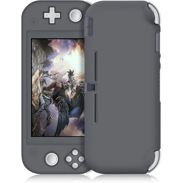 Wholesale Shock-Absorption and Anti-Scratch Design Protective Case for Nintendo Switch Lite (Silicone Dark Gray)