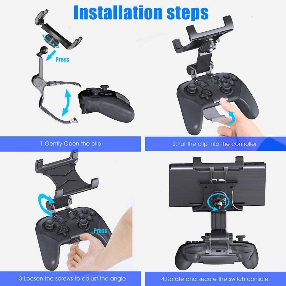 Switch pro controller clip mount deals