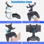 Wholesale Pro Controller Clip Mount with Adjustable Clip Clamp Holder Mount Compatible with Nintendo Switch and Switch Lite (Black)