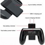 Wholesale Portable Joy-con Charger Dock Controller Grip with USB-C Cable and Battery Indicators, High Speed Charging While Play for Nintendo Switch Joy-Con (Black)