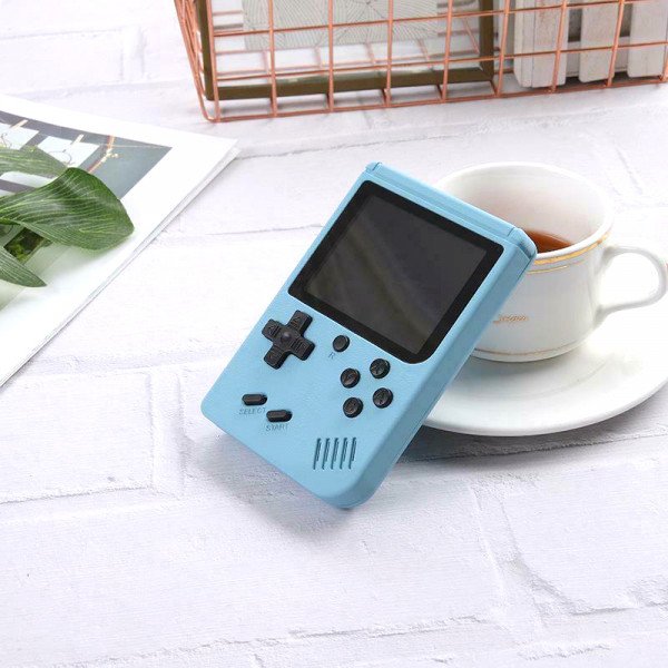 Wholesale 500 in 1 Retro Classic Game Box Portable Handheld Game Console Built-in Classic Games (Blue)