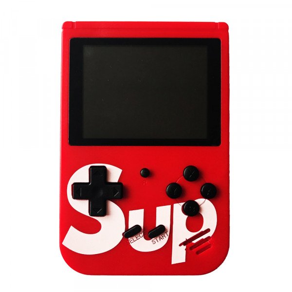 Wholesale Retro Classic SUP Game Box Portable Handheld Game Console Built-in 400 Classic Games (Red)