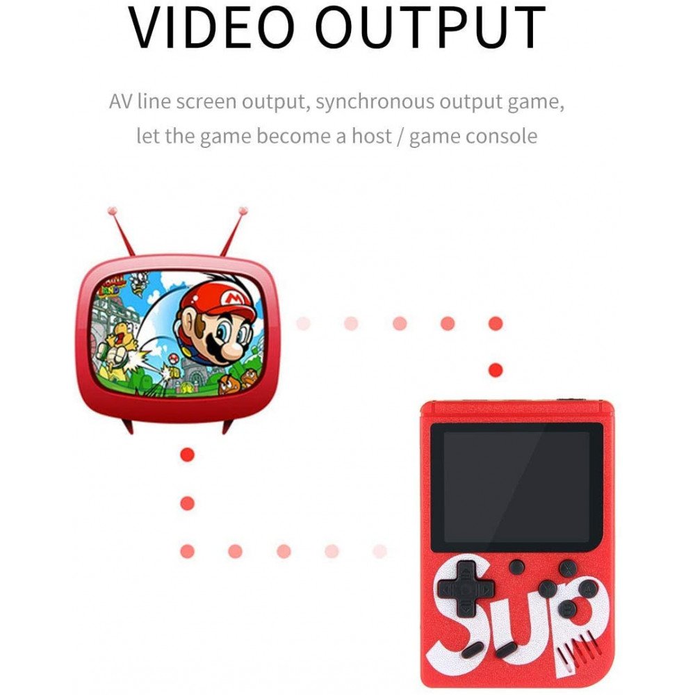 liquido sigaretta elettronica senza nicotina pronto SUP Retro Game Box Console Handheld Dual Controller 400 in 1 Games main image 0