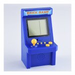 Wholesale 2.8 inch Screen Mini Portable Retro Game Arcade Game Console Machine Black and White Screen (Navy Blue)