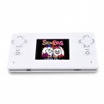Wholesale Large 2.8 inch Screen Colorful Portable Retro Game Station with 2 Game Cartridges with TV Connection (White)