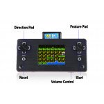 Wholesale Large 2.8 inch Screen Colorful Portable Retro Game Station with 2 Game Cartridges with TV Connection (Black)