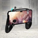 Wholesale Mobile Phone Game Controller Gamepad Grip Joystick with Stand for iPhone for Android Game Accessories Controller (Black)