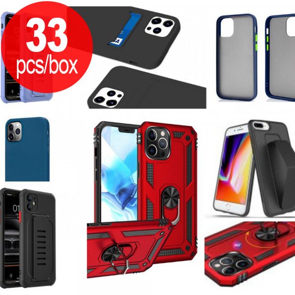 Wholesale 33pc Lot of Apple iPhone 12 / 12 Pro Assorted Mix Style and Color Cases - Lots Deal (Select Style)