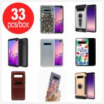 Wholesale 33pc Lot of Samsung Galaxy S10 Assorted Mix Style and Color Cases - Lots Deal (All Style)