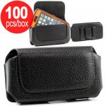 100pc Lot of Galaxy Note 4 Extendable Horizontal Deluxe Curve Belt Clip Pouch Curve - Box Deal