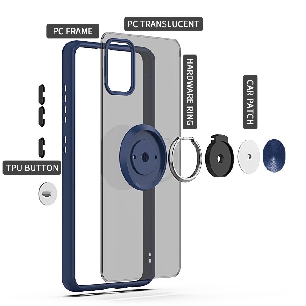 Chrome Plated Love Design Cover for Motorola One 5G Ace with