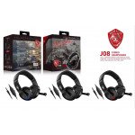 Wholesale Head Mounted HD Wired Gaming Headset Headphone with Mic Good for Adults Children Work Home School for Universal Cell Phones, Laptop, Tablet, and More (Black)