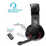 Wholesale Head Mounted HD Wired Gaming Headset Headphone with Mic Good for Adults Children Work Home School for Universal Cell Phones, Laptop, Tablet, and More (Black)