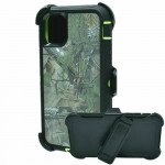Premium Camo Heavy Duty Case with Clip for Apple iPhone 16 Pro (Tree Green)