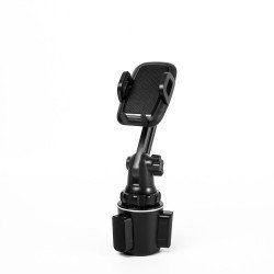 Car Cup Holder Phone Mount Universal Cradle Stand 360 Rotation Adjustable Angle for Universal Cell Phone (Black) Car Cup Holder Phone Mount Universal Cradle Stand 360 Rotation Adjustable Angle for Universal Cell Phone (Black)