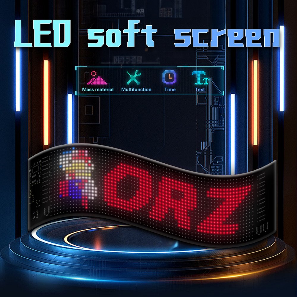 Wholesale RGB LED Colorful Scrolling Animation/Text Message Sign ...