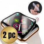 Wholesale 2pc PMMA Screen Protector with Easy Installation Kit Included for Apple Watch Series 9/8/7 [45MM] (Clear)