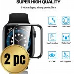 Wholesale 2pc PMMA Screen Protector with Easy Installation Kit Included for Apple Watch Series 3 / 2 / 1 [38MM] (Clear)
