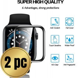 2pc PMMA Screen Protector with Easy Installation Kit Included for Apple Watch Series 3 / 2 / 1 [38MM] (Clear)