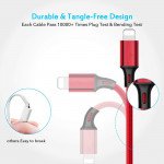 Wholesale 3-in-1 Nylon Strong Charge and Sync USB Cable 2.4A with Type-C, Micro V8V9, iPhone IP Lighting Port 6FT for Universal Cell Phone, Device and More (Black)