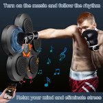 Wholesale Wall-Mounted Bluetooth Boxing Machine: Electronic Reflex Trainer for Home Fitness 5STAR for Universal Cell Phone And Bluetooth Device (Black)