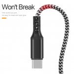 Wholesale 5-in-1 Multi Charging 4FT Cable USB C/A to Type-C / Micro USB / iPhone Lighting Nylon Braided for Universal USB Type-C and Apple Devices (Black)