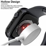 Wholesale Tempered Glass Screen Protector Full Coverage Shockproof Cover Case for Apple Watch Series 10 [42MM] (Black)