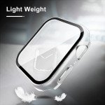 Wholesale Tempered Glass Screen Protector Full Coverage Shockproof Cover Case for Apple Watch Series 10 [46MM] (Clear)