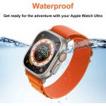 Wholesale HD Tempered Glass Full Edge Protection Screen Protector for Apple Watch Ultra 2 / 1  [49MM] (Clear)