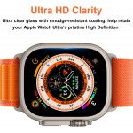 Wholesale HD Tempered Glass Full Edge Protection Screen Protector for Apple Watch Ultra 2 / 1  [49MM] (Clear)