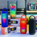 Wholesale LED Color Light Wireless Bluetooth Portable Speaker with Colorful Display A1 for Universal Cell Phone And Bluetooth Device (Red)