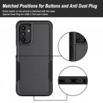 Wholesale Heavy Duty Strong Armor Hybrid Trailblazer Case Cover for Samsung Galaxy A26 5G (Black)
