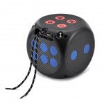 Wholesale LED Dice Speaker: Portable, Wireless Bluetooth, Square Music Player for Gaming A2023 for Universal Cell Phone And Bluetooth Device (Gold)