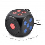 Wholesale LED Dice Speaker: Portable, Wireless Bluetooth, Square Music Player for Gaming A2023 for Universal Cell Phone And Bluetooth Device (Gold)