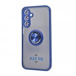 Tuff Slim Armor Hybrid Ring Stand Case for Samsung Galaxy A25 5G (Navy Blue)