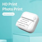 Wholesale Portable Mini Instant Printer - Bluetooth Connectivity for Black and White Printing, One-Touch Operation A33 for Children Kid Party Outdoor and Indoor Play (White)